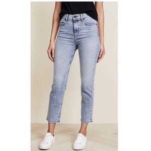 Rag & Bone Light Wash Straight Leg Jeans